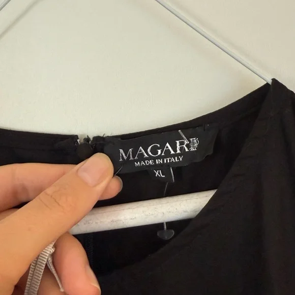 Magari Black Ruffle Dress - Picture 6 of 7